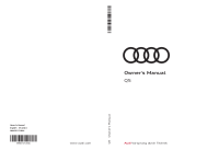 Audi Q5 - Owners manual 2025 EN 
